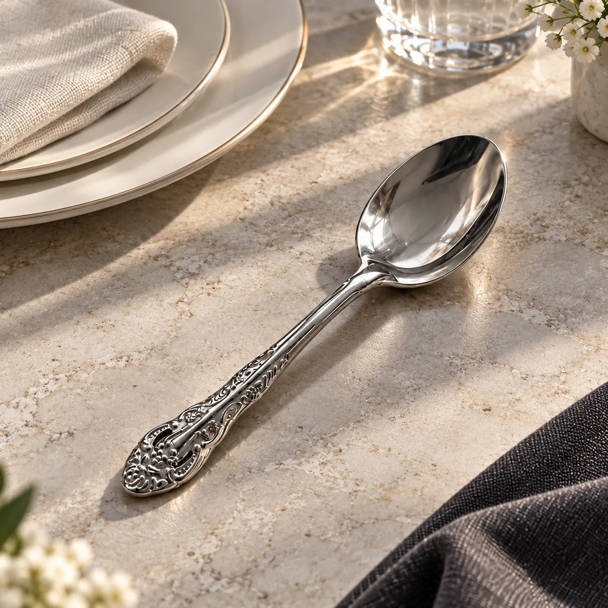 Custom Flatware Sampling Process Explained — digitally styled Tongxing flatware reference