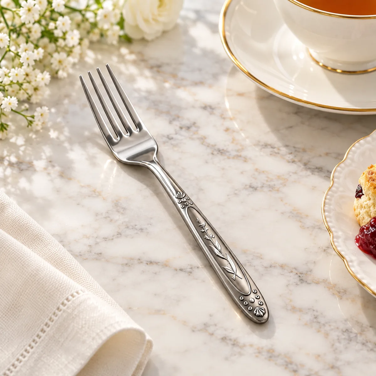 How to Review a Custom Flatware Prototype — digitally styled Tongxing flatware reference