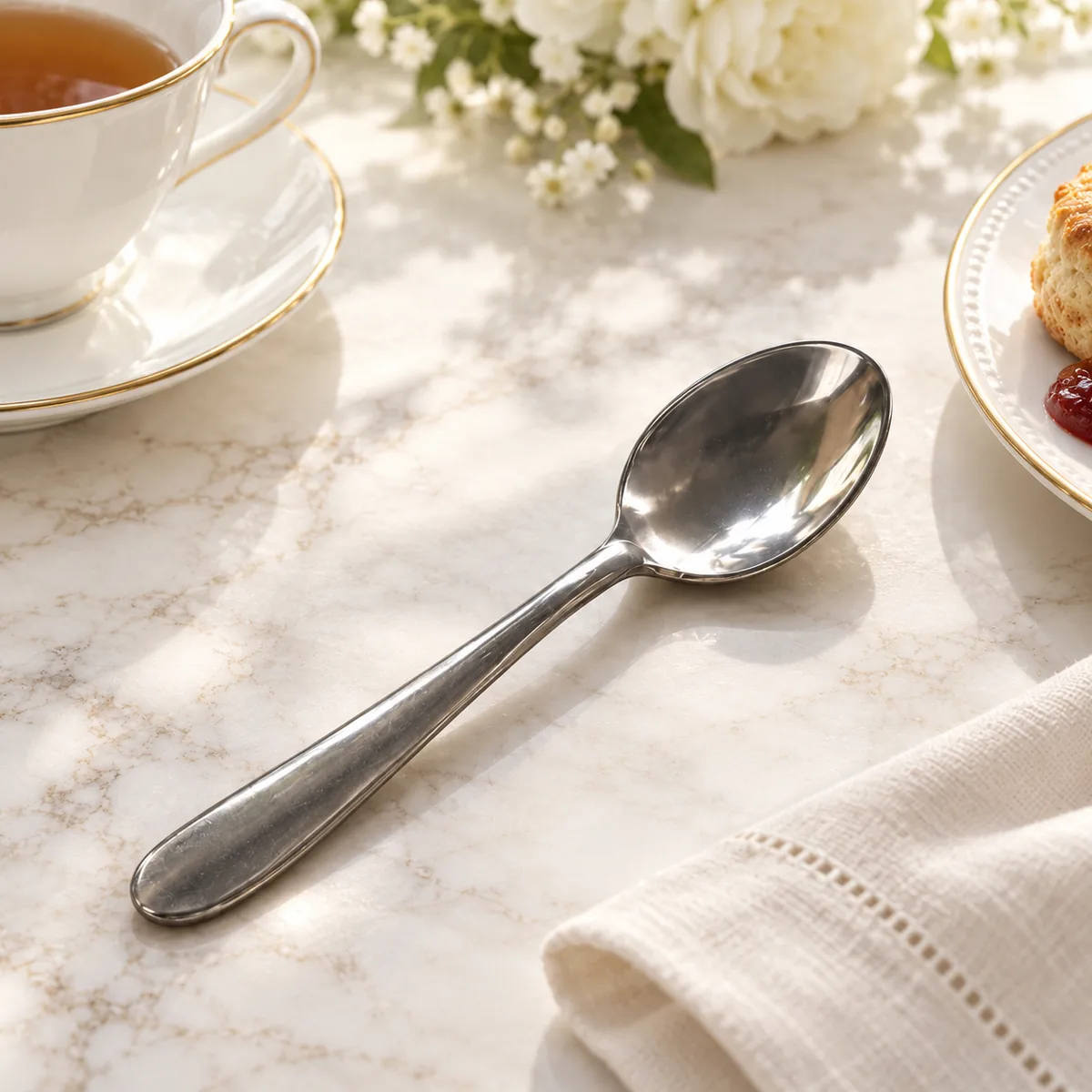 International Shipping for Flatware Samples — digitally styled Tongxing flatware reference
