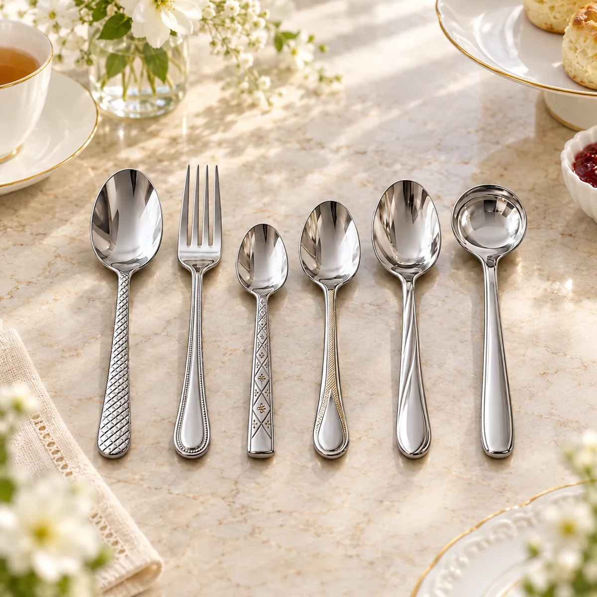 Ecommerce Flatware Sample Review Before Photography — Tongxing flatware reference