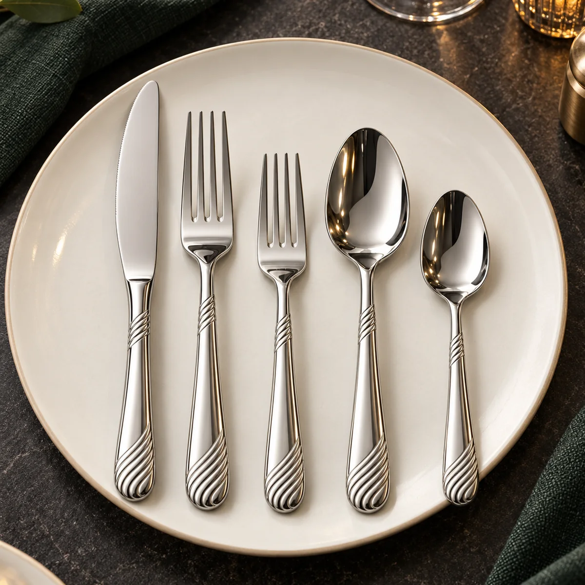 18/0 magnetic restaurant flatware set used to explain rust risk, care and buyer testing